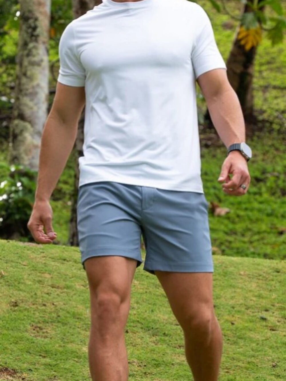 Wowie Daily Short (Casual Stretch) - Slate Blue - M